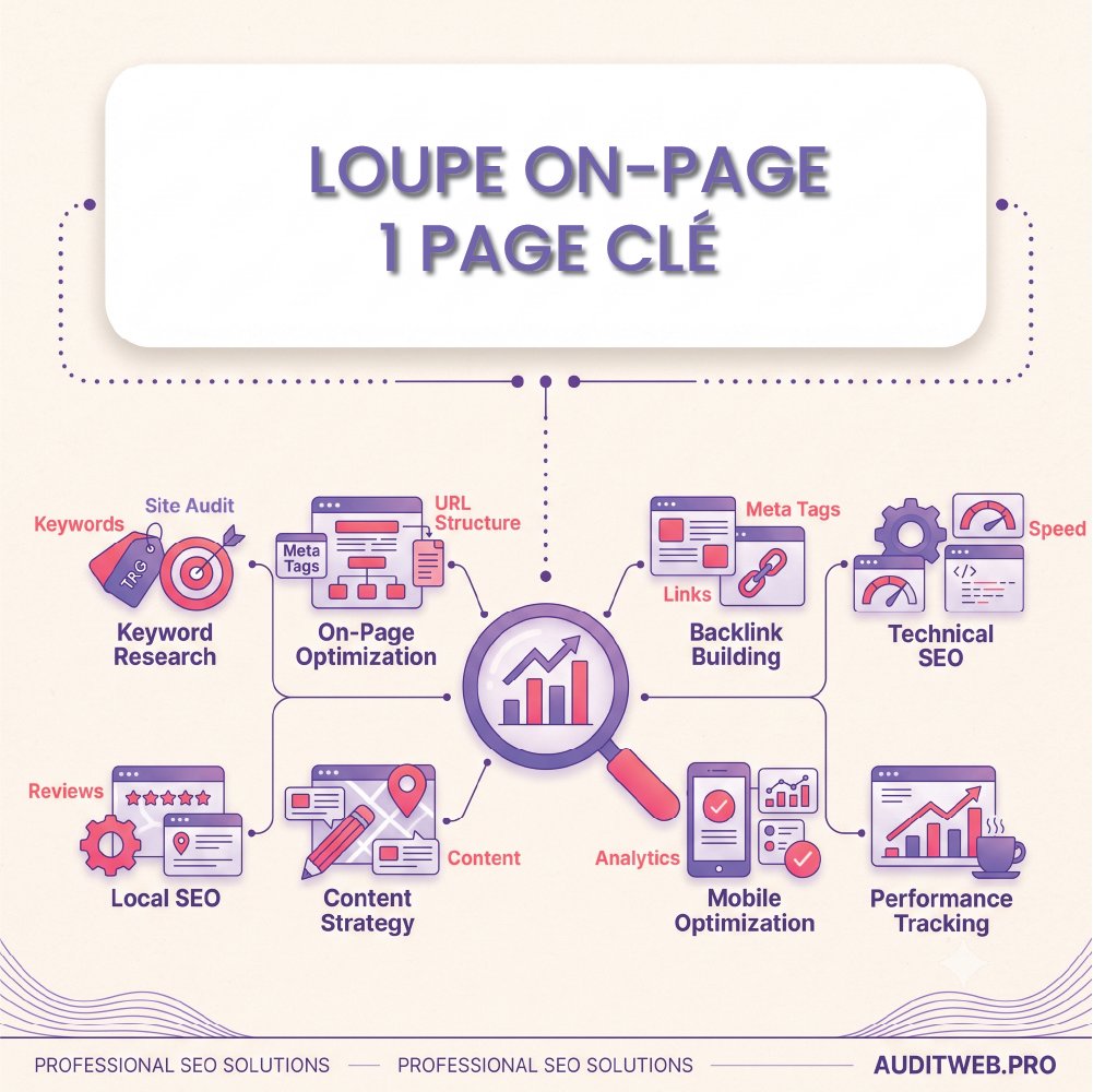 Loupe On-page - 1 page clé
